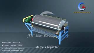 Wet Magnetic Separator High Intensity for magnetite ilmenite iron [upl. by Eilah]