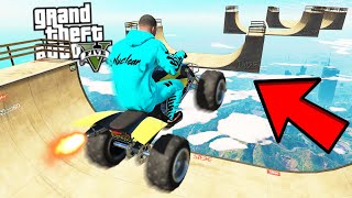 GTA 5 HARDEST QUAD BIKE RACE WITH CHOP amp BOB 999 IMPOSSIBLE PARKOUR GTA V 2 [upl. by Bowden]