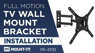 Full Motion TV Wall Mount  Assembly MI4110 [upl. by Aelak]