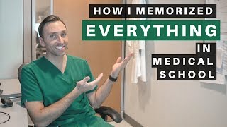 How I Memorized EVERYTHING in MEDICAL SCHOOL  3 Easy TIPS [upl. by Sky]