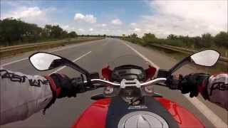 Acceleration 0  200 kmh Ducati Monster 696 [upl. by Monteria]