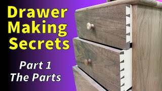 Drawer Making  The Right Way Parts [upl. by Obelia]