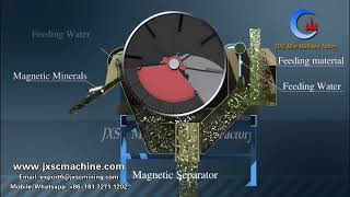 wet magnetic separator for manganese ore iron ore  magnetic ore [upl. by Ahearn]