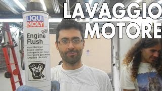 LAVAGGIO MOTORE MOTO Engine Flush LIQUI MOLY [upl. by Killie374]