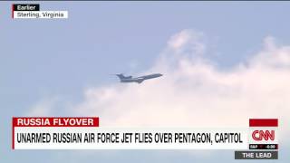 Unarmed Russian jet flies over US Capitol Pentagon [upl. by Ayidah]