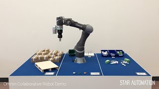 Omron Collaborative Robot Demo [upl. by Yann]