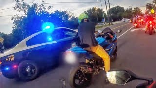 COOL amp ANGRY COPS VS BIKERS  POLICE VS MOTORCYCLE [upl. by Sabino]