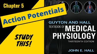 Guyton and Hall Medical Physiology Chapter 5 REVIEW Action Potentials  Study This [upl. by Eniaral326]