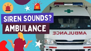 Why do AMBULANCE have different siren sounds  Unnoticed Things [upl. by Aniad716]