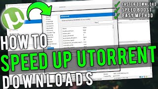 Increase download speed of utorrent ▲ Speed up utorrent  Best settings  Latest ✅ [upl. by Rawdon377]