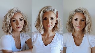 3 Ways to Curl SHORT Hair [upl. by Danyette]