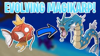 EVOLVING MAGIKARP  ROBLOX POKEMON BRICK BRONZE [upl. by Eerehc]