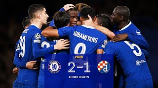 Chelsea 21 Dinamo Zagreb  Highlights  UEFA Champions League [upl. by Amahs]