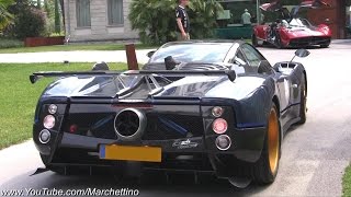 Pagani Zonda Tricolore Ride  PURE Exhaust Note [upl. by Newcomb]