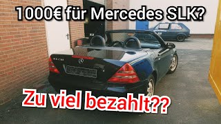 Mercedes Benz SLK 230 R170  Neues Auto gekauft  Schrott oder Top KAUFBERATUNG [upl. by Silda203]