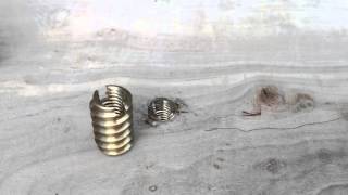 How to install wood insert nuts [upl. by Nueoht]