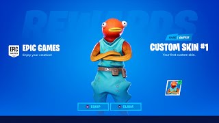 HOW TO CREATE YOUR OWN SKIN IN FORTNITE [upl. by Einahpts]