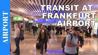 TRANSIT WALK AT FRANKFURT Airport FRA Terminal 1  Connection Flight Transfer Arriving amp Departing [upl. by Obel]