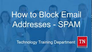 How to Block Email Addresses in Outlook [upl. by Helbonnas455]