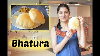 indisches BALLONBROT  Bhatura  Indisches Brot  indisch Kochen [upl. by Sapphera]