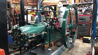 25 hp Cooper Bessemer 2 cycle Oil Field engine [upl. by Ettevey]