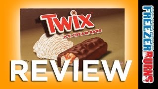 Twix Ice Cream Bar Review Freezerburns Ep590 [upl. by Orgell]