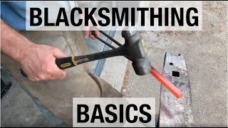 Blacksmithing Basics How to Forge Steel [upl. by Sivrad]